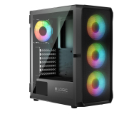 LOGIC CONCEPT Logic Portos ARGB Midi USB 3.0 Czarna AT-PORTOS-10-0000000-0002 - 1172262 - zdjęcie 1